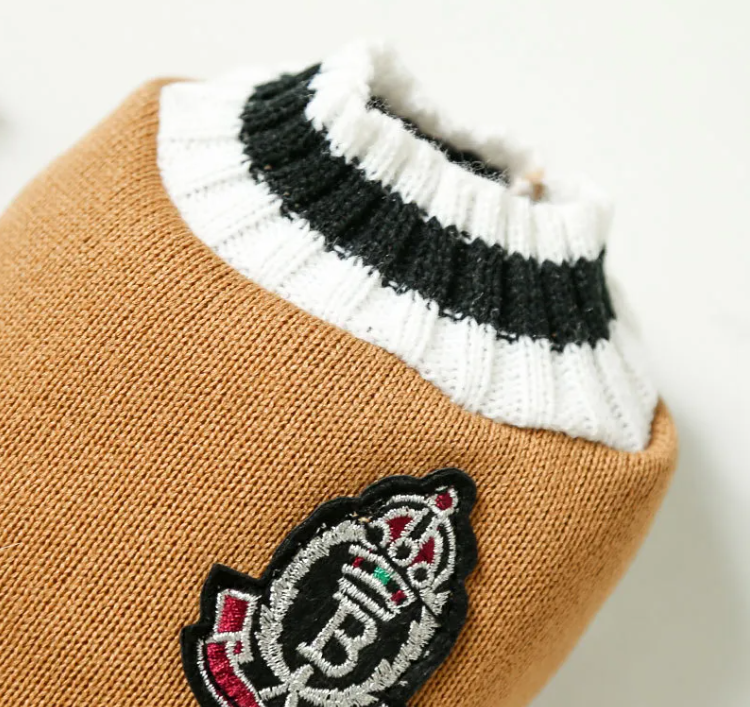 Cozy Knitted V-Neck Pet Sweater Vest