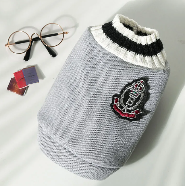 Cozy Knitted V-Neck Pet Sweater Vest