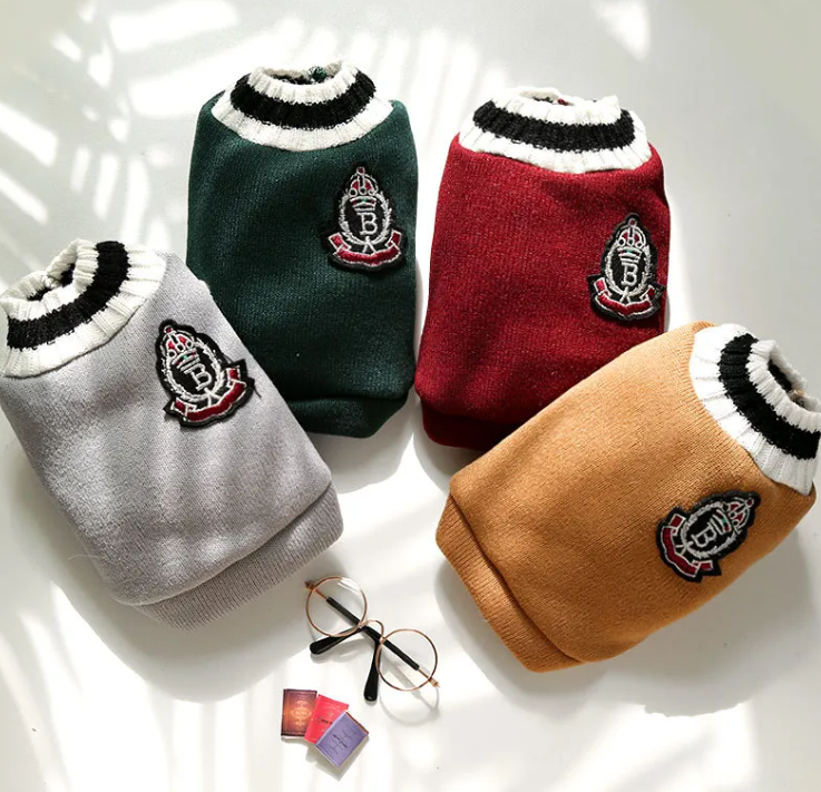 Cozy Knitted V-Neck Pet Sweater Vest