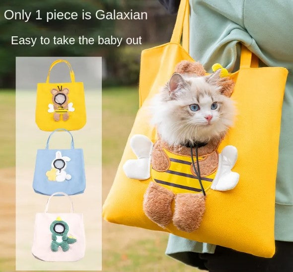 Little Bee Breathable Pet Carrier Bag for Cats & Small Dogs