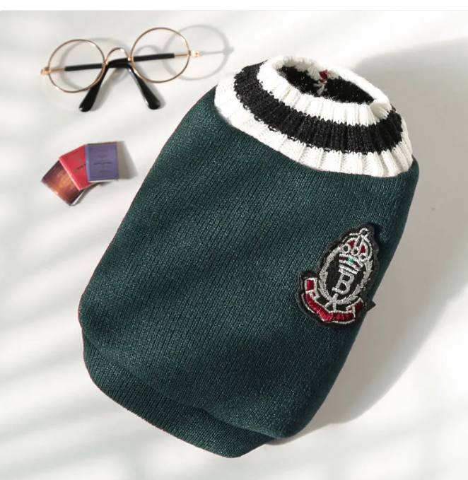 Cozy Knitted V-Neck Pet Sweater Vest