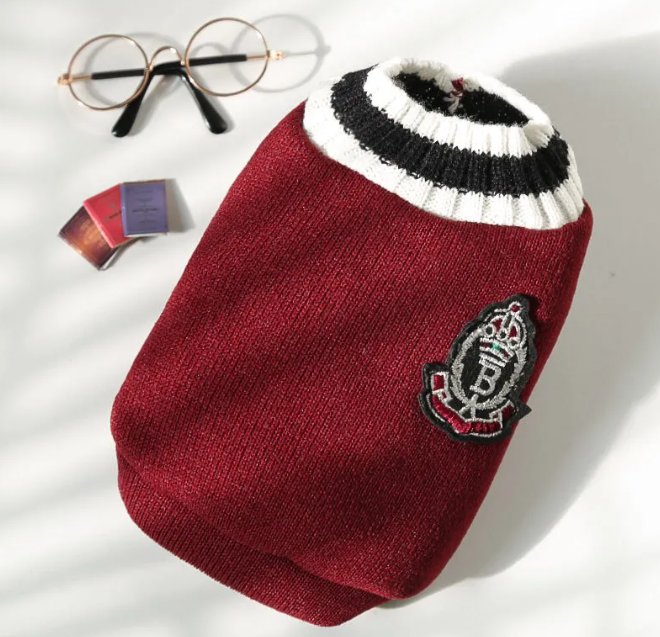 Cozy Knitted V-Neck Pet Sweater Vest