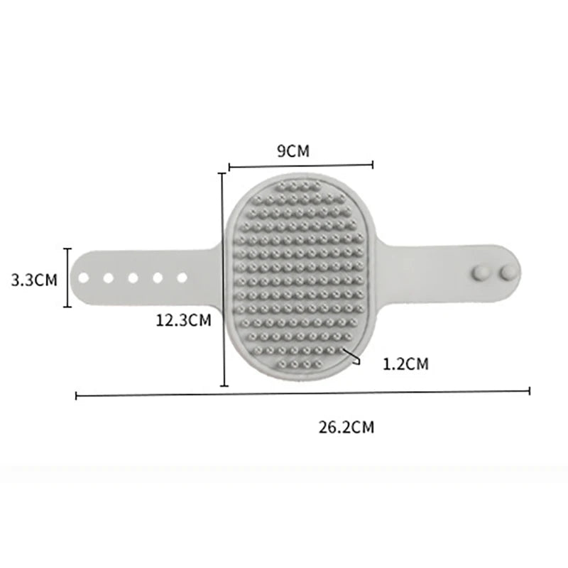 PETMIND Ergonomic Pet Massage & Bath Brush