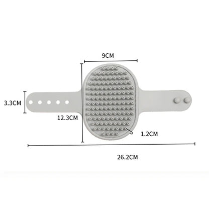 PETMIND Ergonomic Pet Massage & Bath Brush