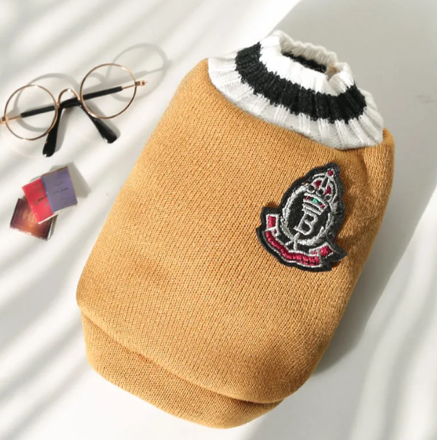 Cozy Knitted V-Neck Pet Sweater Vest