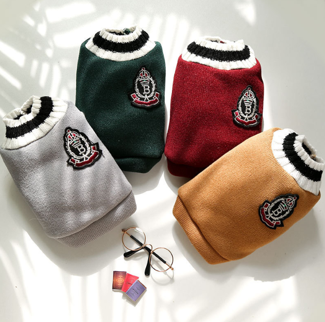 Cozy Knitted V-Neck Pet Sweater Vest